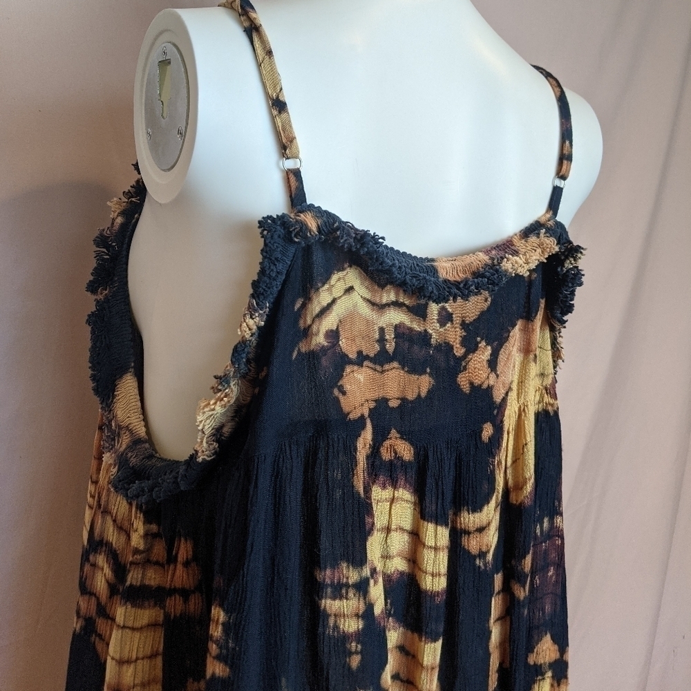 Raga Desert Daze Sharkbite Tie Dye Tank Top - Picture 4 of 6